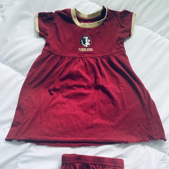 NEW, Girl’s, FSU short sleeve Dress and Bloomers, Size 3-6 months - Picture 2 of 3